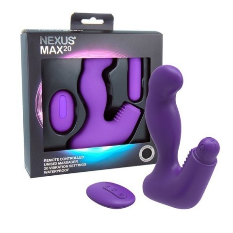 Nexus Max 20 masażer prostaty fioletowy Nexus Max 20 masażer prostaty fioletowy