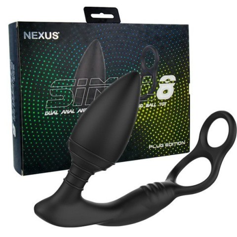 Nexus Simul8 Plug Edition Vibrating Dual Motor Anal Cock and Ball Toy Nexus Simul8 Plug Edition Vibrating Dual Motor Anal Cock and Ball Toy
