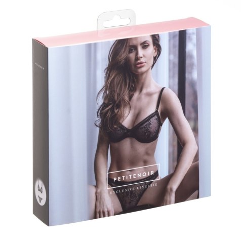 Petitenoir Set out of plunge underwired bra and thong S Petitenoir Set out of plunge underwired bra and thong S