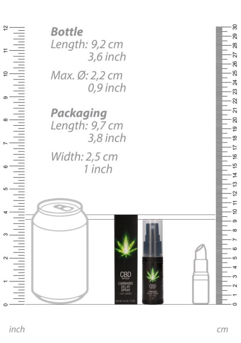 Shots CBD Cannabis Delay Spray 15 ml