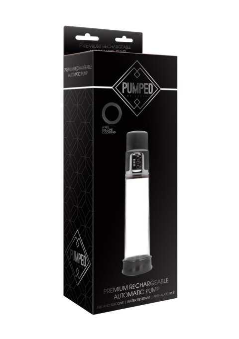 Shots Pumped Premium Rechargeable Automatic Pump Transparent Shots Pumped Premium Rechargeable Automatic Pump Transparent