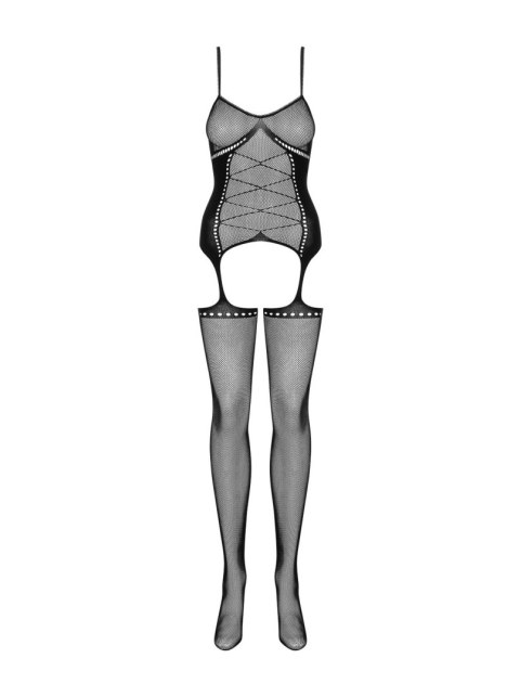 Obsessive Bodystocking G314 czarny S/M/L