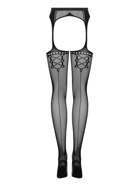 Obsessive Garter stockings S314 czarne S/M/L