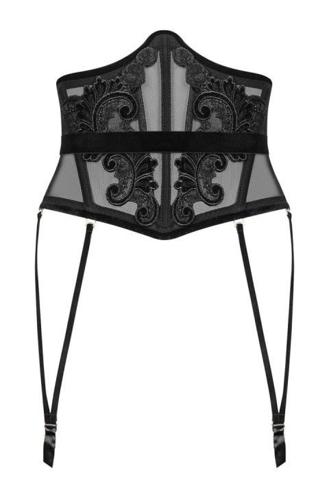 Petitenoir Tulle Waspie with embroidery, suspenders and belt XL Petitenoir Tulle Waspie with embroidery, suspenders and belt XL