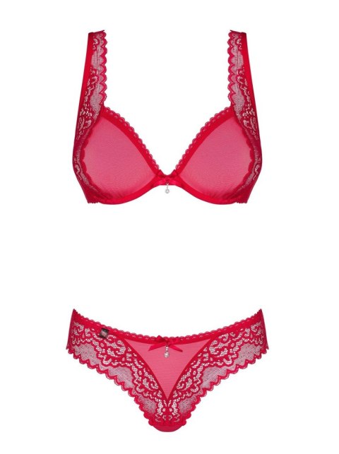 Rougebelle komplet 2-częściowy czerwony L/XL