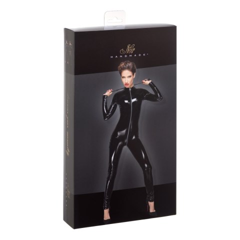 F188 PVC overall with long metal 3-way zipper L